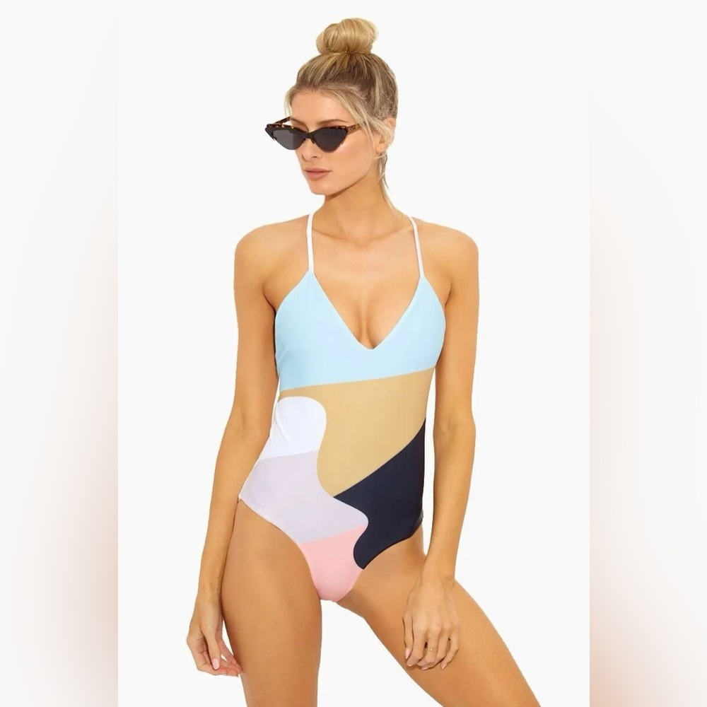 Mara Hoffman Women's Standard Emma Cross Back One Piece Swimsuit